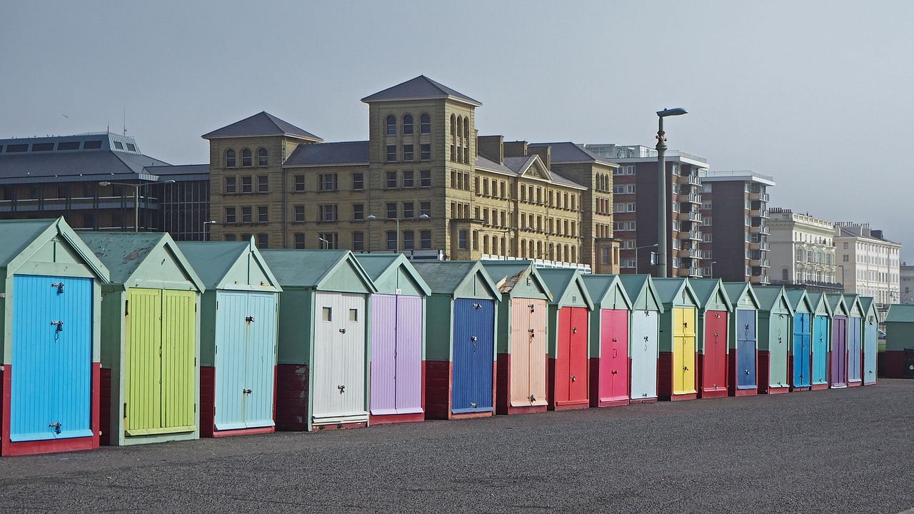 Brighton seafront lifestyle shot